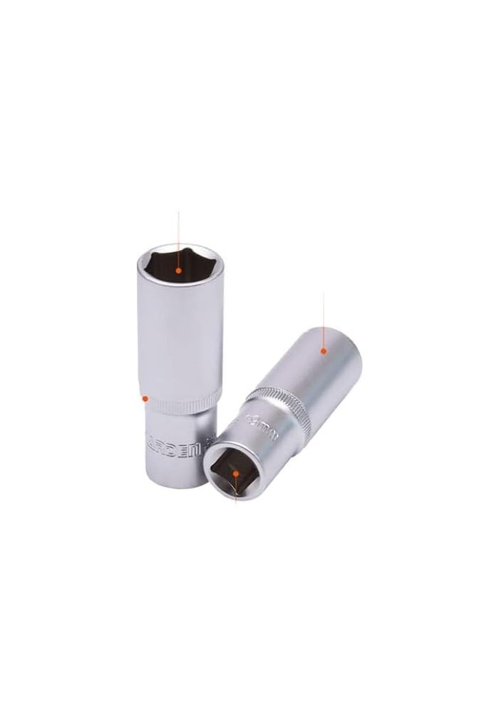 HARDEN 30mm Deep Socket 1/2" Drive Hexagonal CRV Steel - Image 4